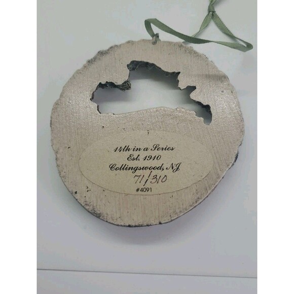 Hestia Ornament Foster Warne 100 Years 4091 Collingswood Nj Hanging Decoration - Picture 3 of 12